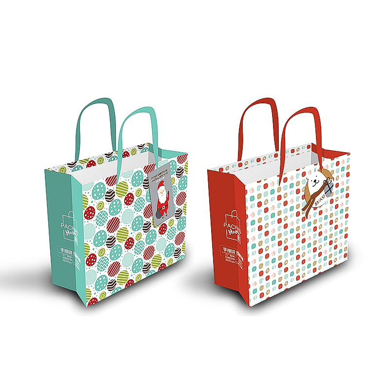 Bolsa transportadora de natal com ponto de brilho de cor premium